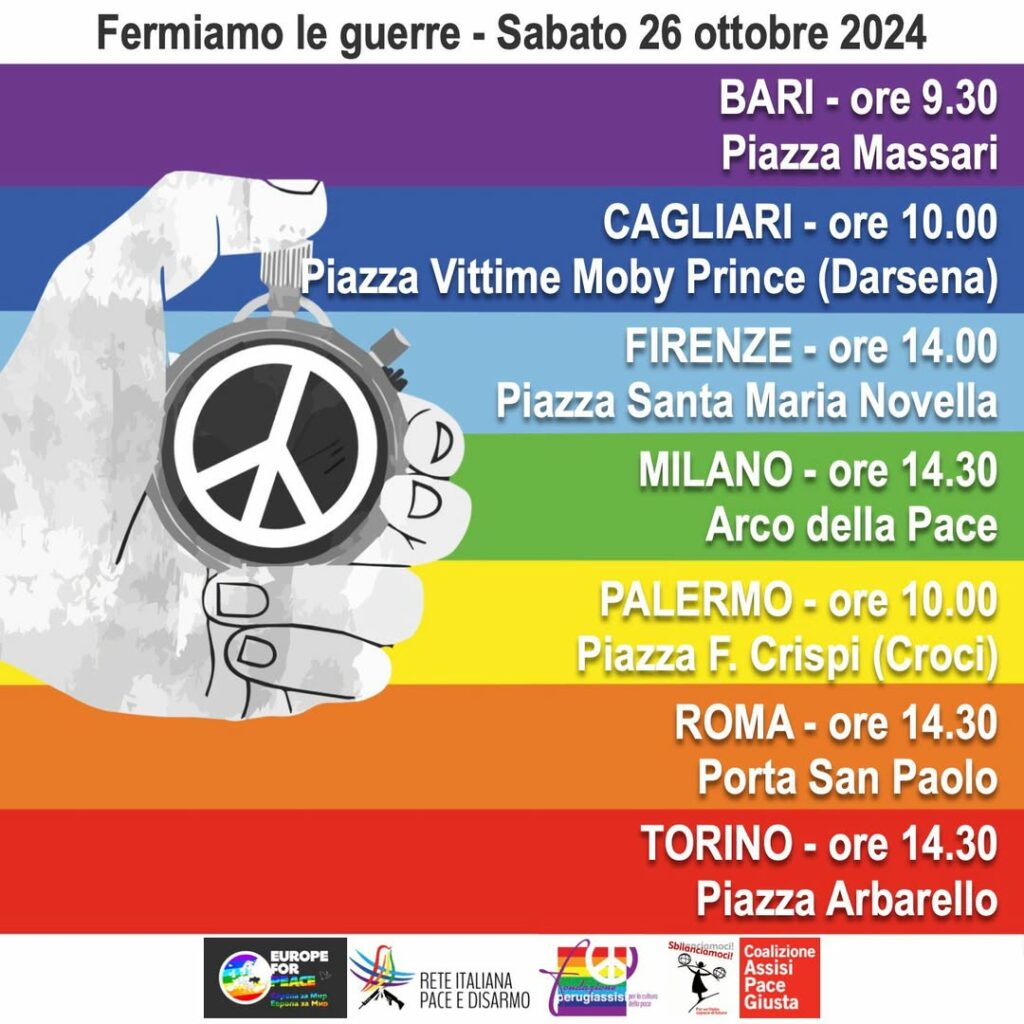 Fermiamo le Guerre – Comunicato Stampa